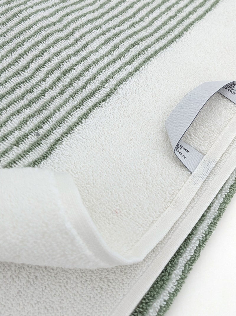 Drap de bain collection HORIZON Vert - Kiabi