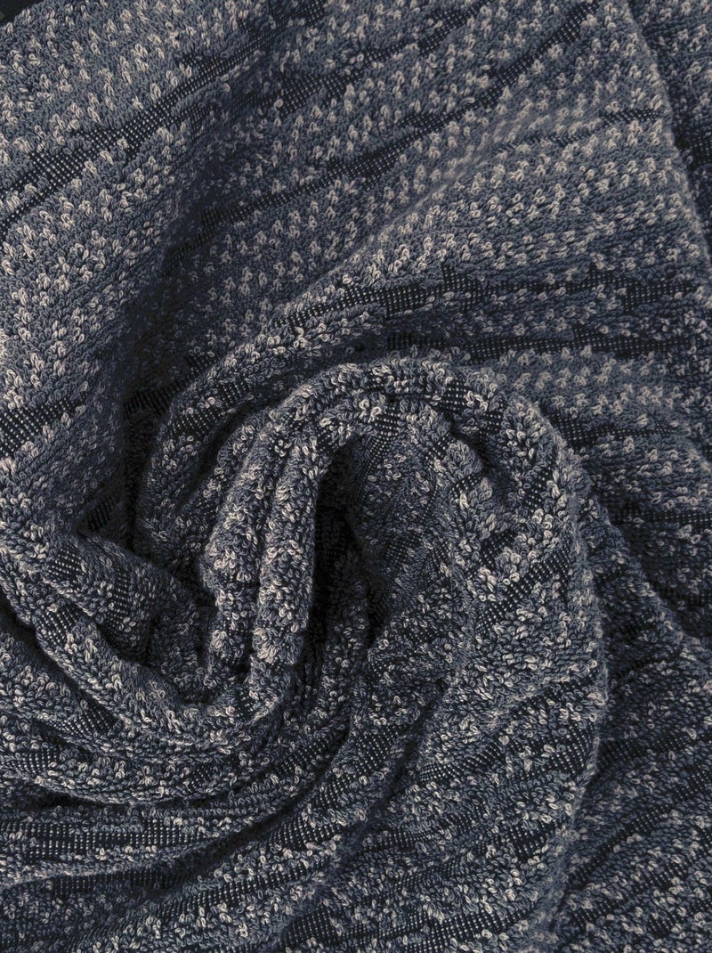Drap de bain collection OSAKA Feuillage Gris - Kiabi