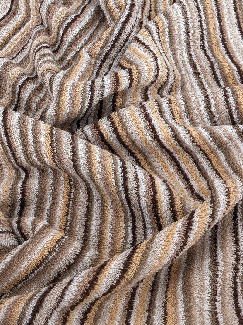 Drap de bain collection PURE STRIPES II Beige - Kiabi