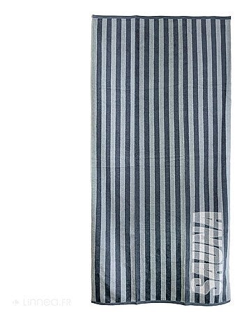 Drap de bain collection SAUNA EFFICIENCE Texte majuscule