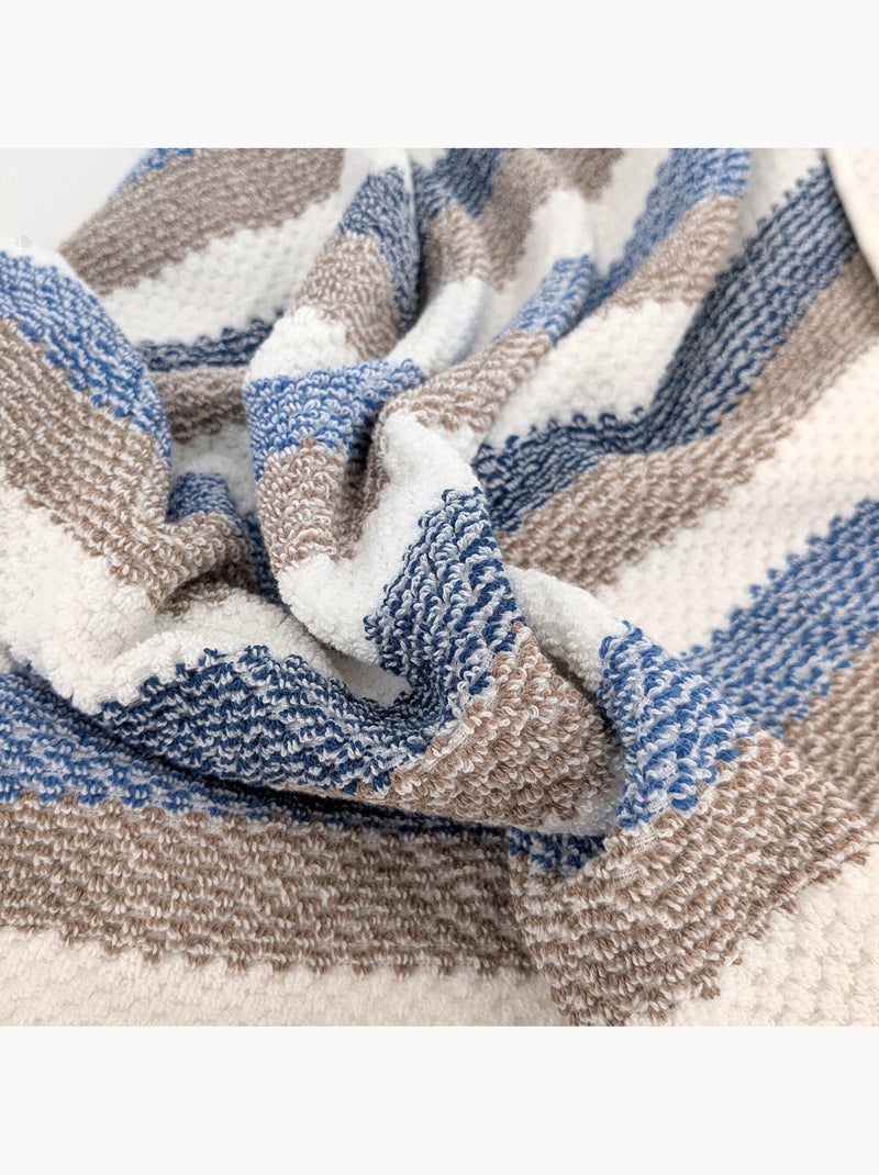 Drap de bain collection VISTA Bleu - Kiabi