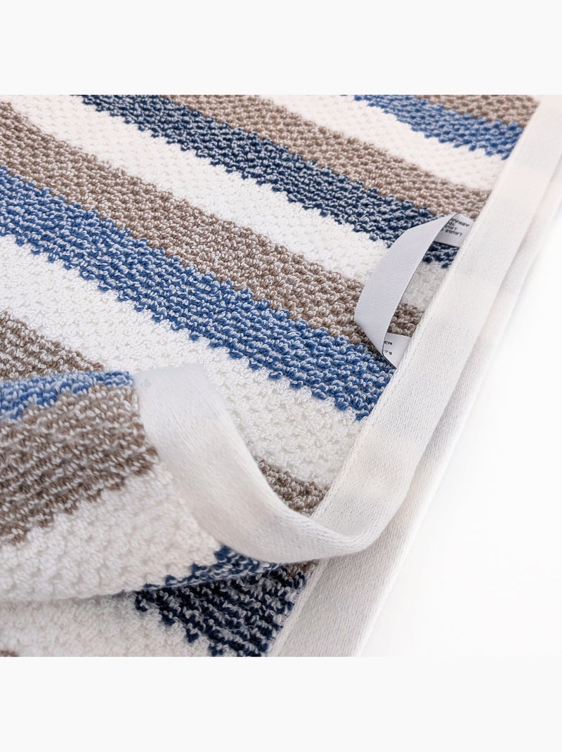 Drap de bain collection VISTA Bleu - Kiabi