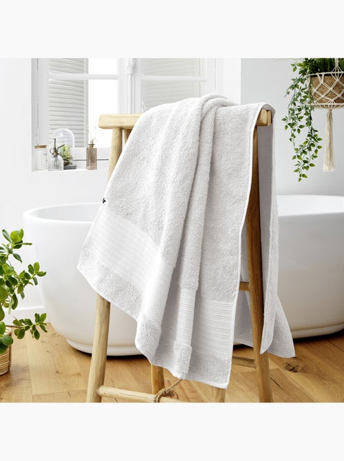 Drap de Bain – Coton Épais 600 g/m² – Éponge Unie – Garance - Kiabi