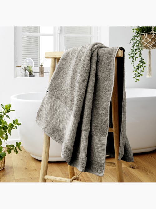 Drap de Bain – Coton Épais 600 g/m² – Éponge Unie – Garance - Kiabi
