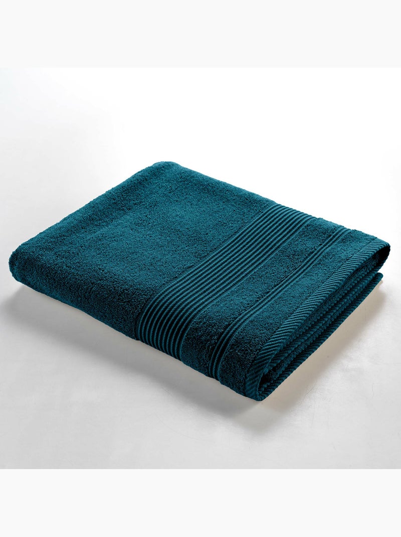 Drap de bain – Coton éponge uni Tendresse Indigo - Kiabi
