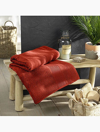 Drap de bain – Coton éponge uni Tendresse