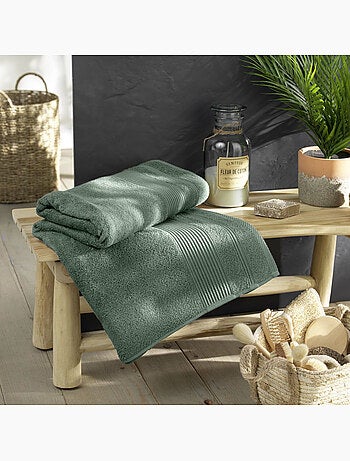 Drap de bain – Coton éponge uni Tendresse