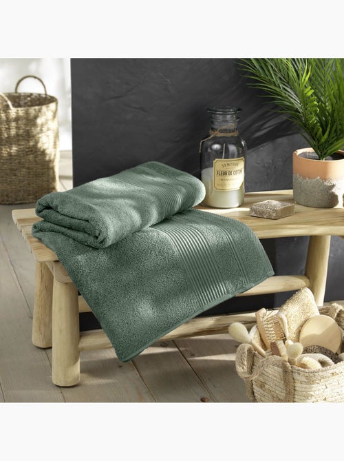 Drap de bain – Coton éponge uni Tendresse - Kiabi