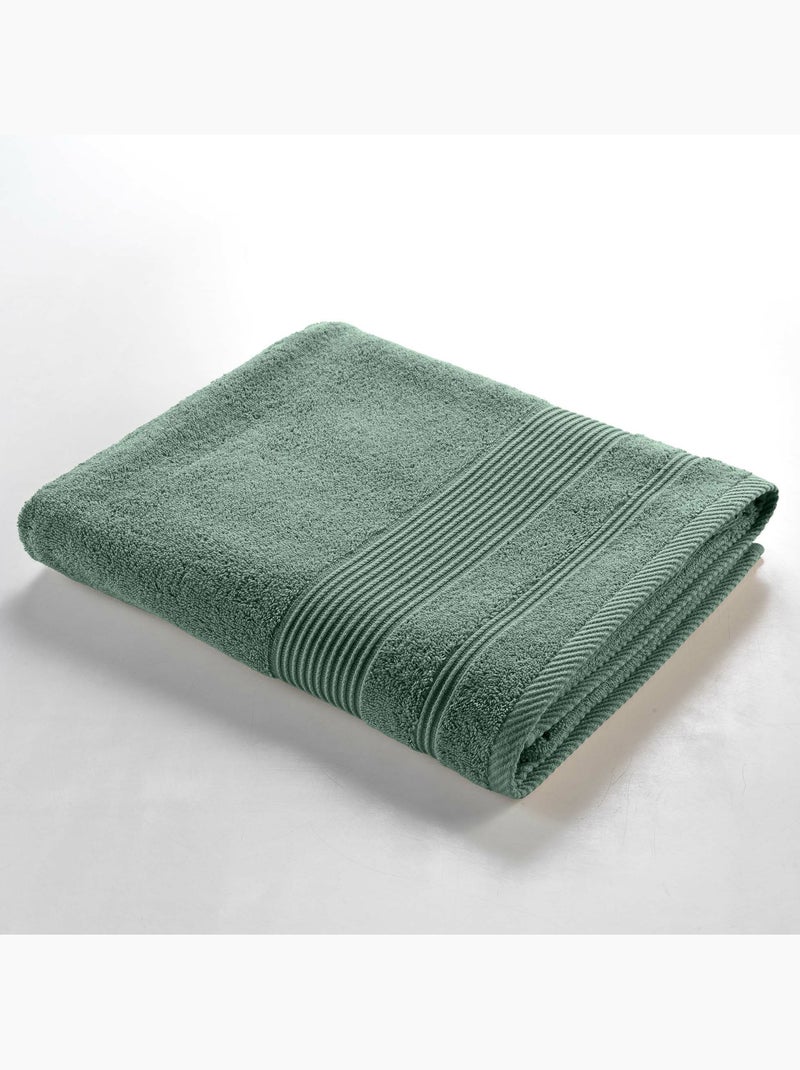 Drap de bain – Coton éponge uni Tendresse Vert cèdre - Kiabi