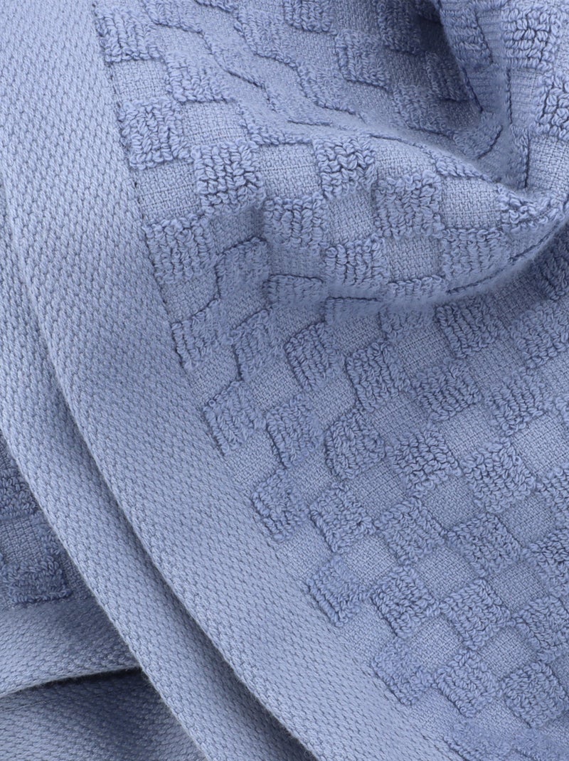 Drap de bain DAMA coton Bleu lavande - Kiabi