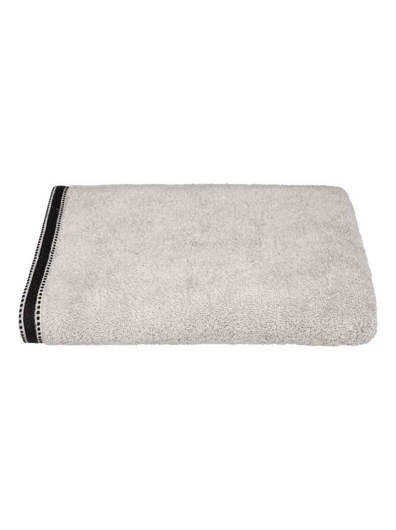 Drap de bain en coton à liseré JOIA Beige - Kiabi