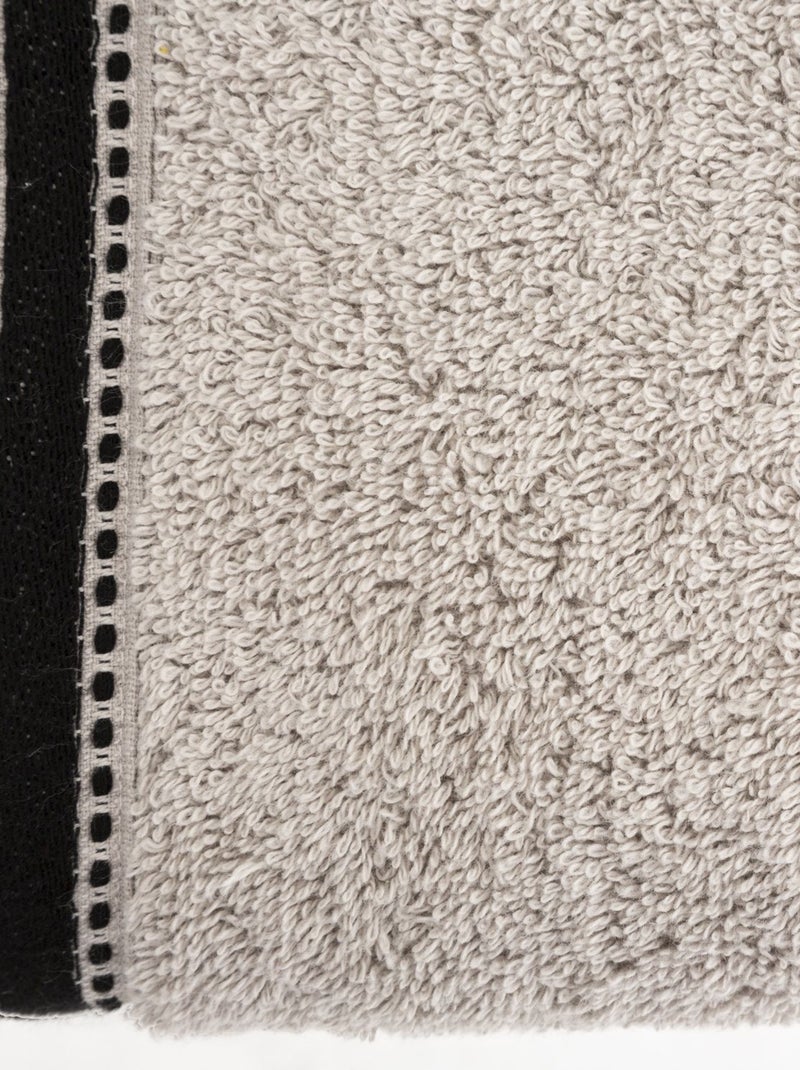 Drap de bain en coton à liseré JOIA Beige - Kiabi