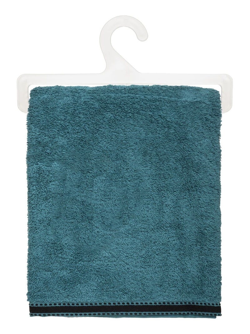 Drap de bain en coton à liseré JOIA Bleu - Kiabi