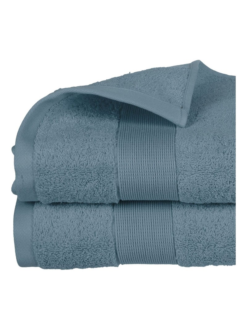 Drap de bain en coton ESSENTIEL Bleu - Kiabi
