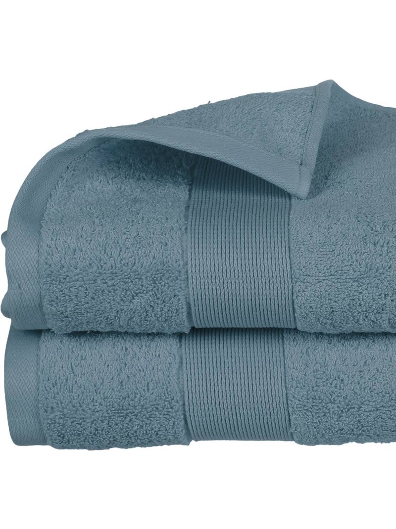 Drap de bain en coton ESSENTIEL Bleu - Kiabi