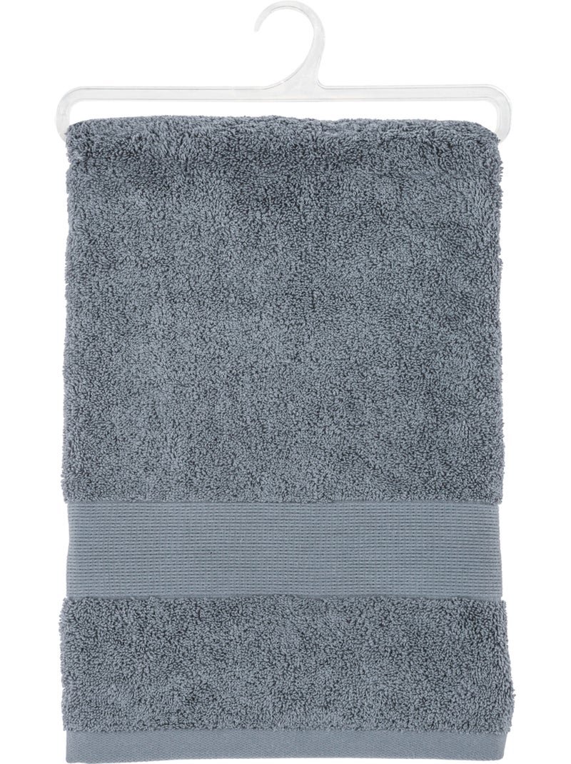 Drap de bain en coton ESSENTIEL Gris foncé - Kiabi