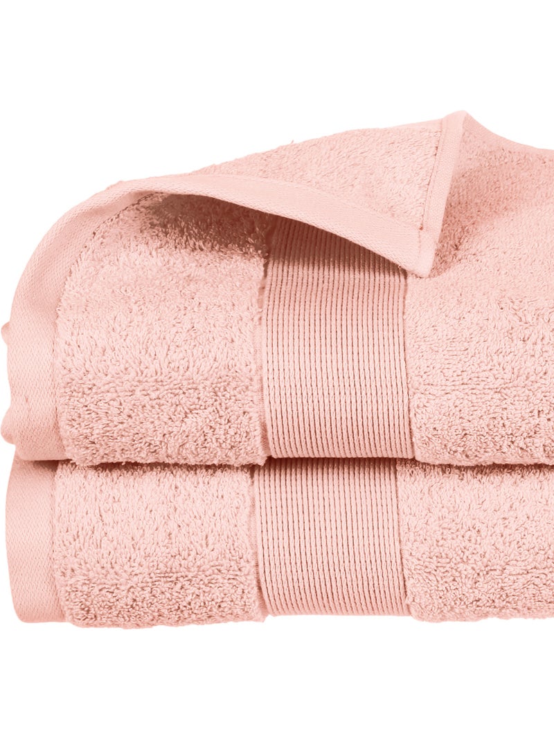Drap de bain en coton ESSENTIEL Rose - Kiabi