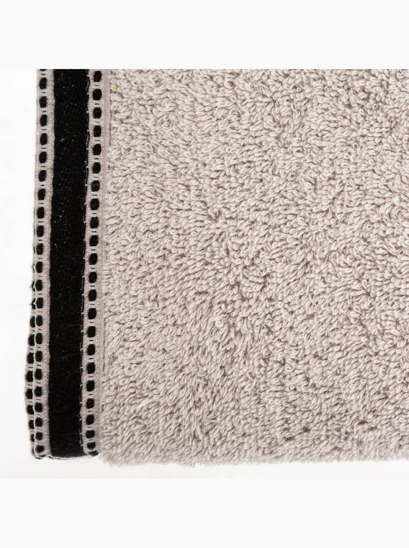 Drap de bain en coton JOIA Argent - Kiabi