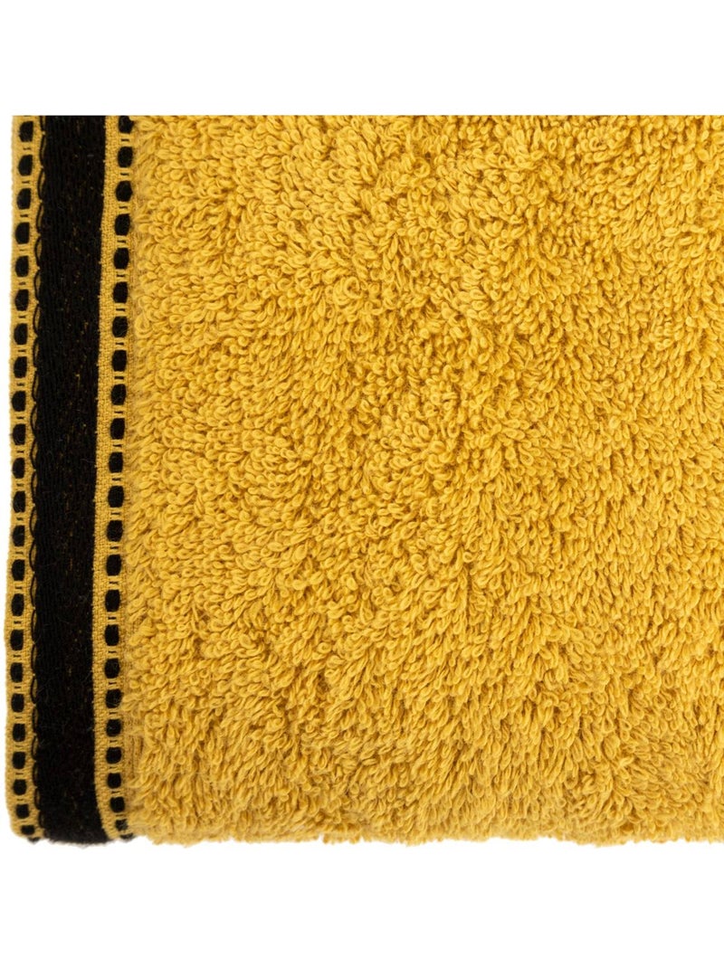 Drap de bain en coton JOIA Moutarde - Kiabi
