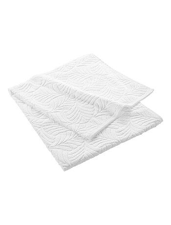 Drap de bain en éponge ciselée unie OCALA