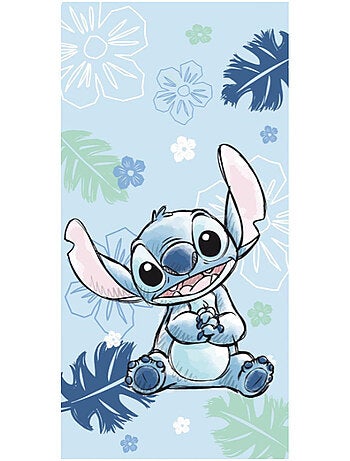 Drap de Bain Enfant Stitch Ohana Disney 100% coton - 70x140 cm