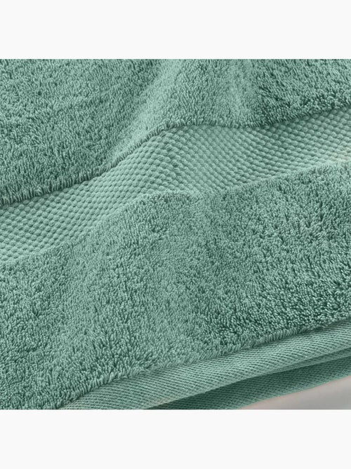 Drap de bain éponge coton piegné Elegance - Kiabi