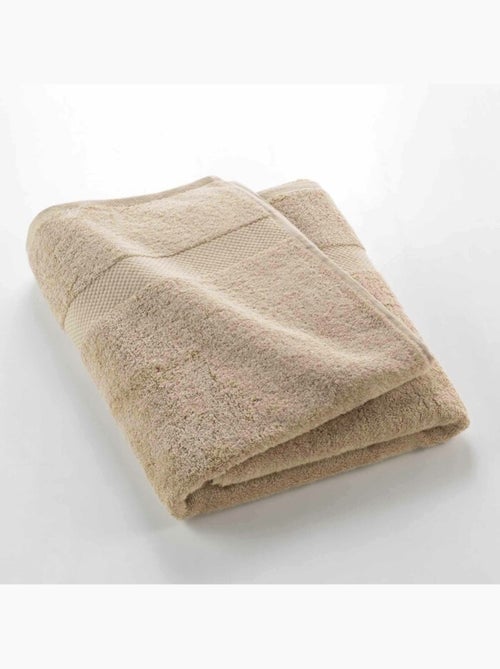 Drap de bain éponge coton piegné Elegance - Kiabi