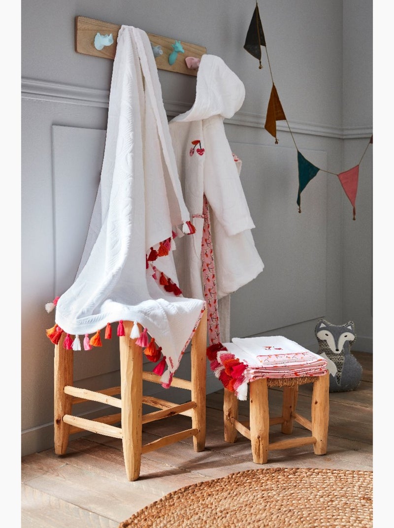 Drap de bain Escapade Kawaii 90x150 cm - 100% Coton - 400 GSM Blanc - Kiabi