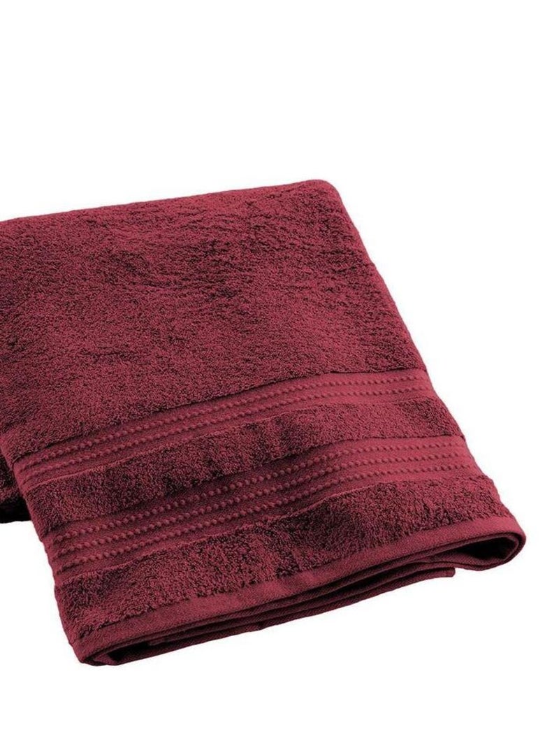 Drap de bain Excellence Bio Bordeaux - Kiabi