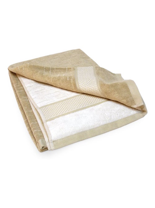 Drap de bain FICUS pur coton issu de l'agriculture biologique - Kiabi Drap de bain FICUS pur coton issu de l'agriculture biologique - Kiabi