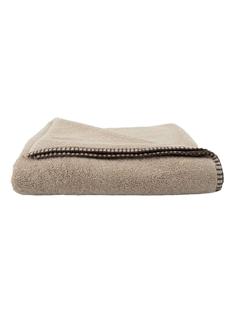 Drap de bain FJORD coton Beige sable - Kiabi