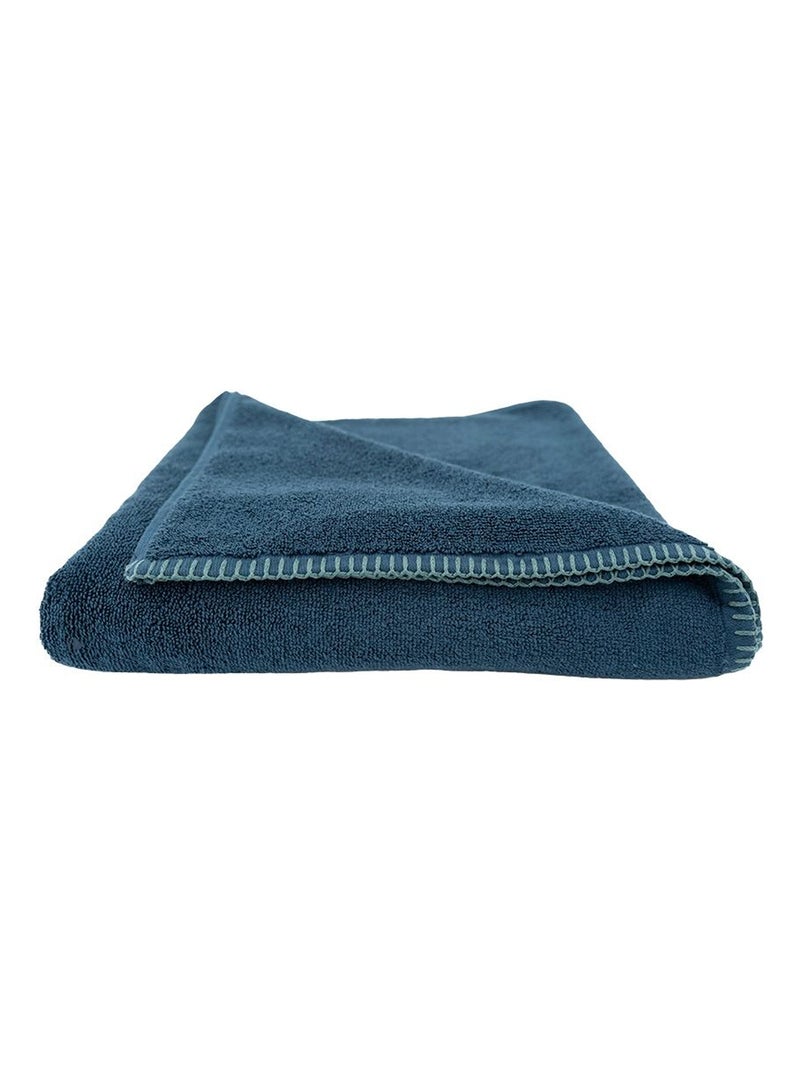 Drap de bain FJORD coton Bleu marine - Kiabi