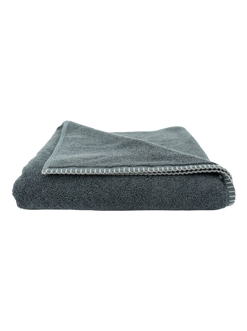Drap de bain FJORD coton Gris foncé - Kiabi