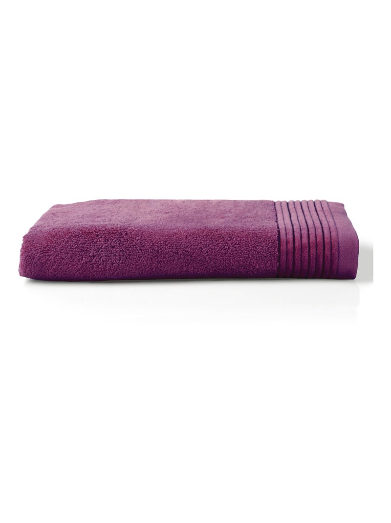 Drap de bain JULIET Violet prune - Kiabi