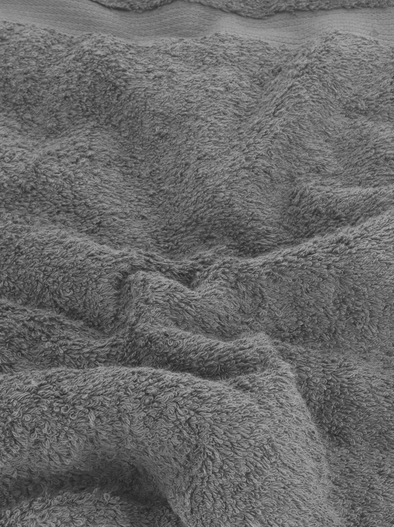 Drap de bain LUXOR gris anthracite - Kiabi