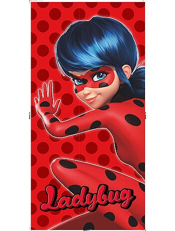 Drap de Bain Miraculous Ladybug 100% coton - 70x140 cm