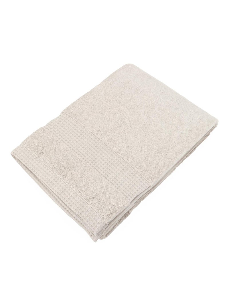 Drap de bain NATURAL Blanc cassé - Kiabi