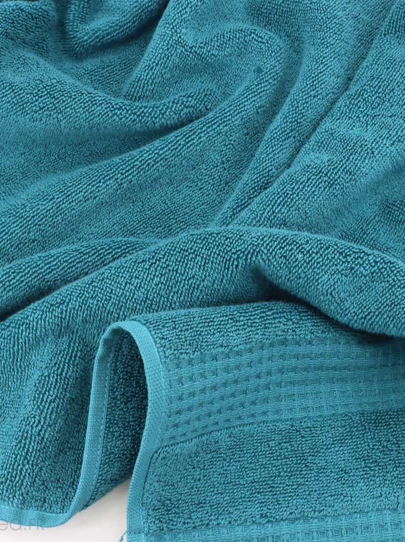 Drap de bain NATURAL Bleu canard - Kiabi