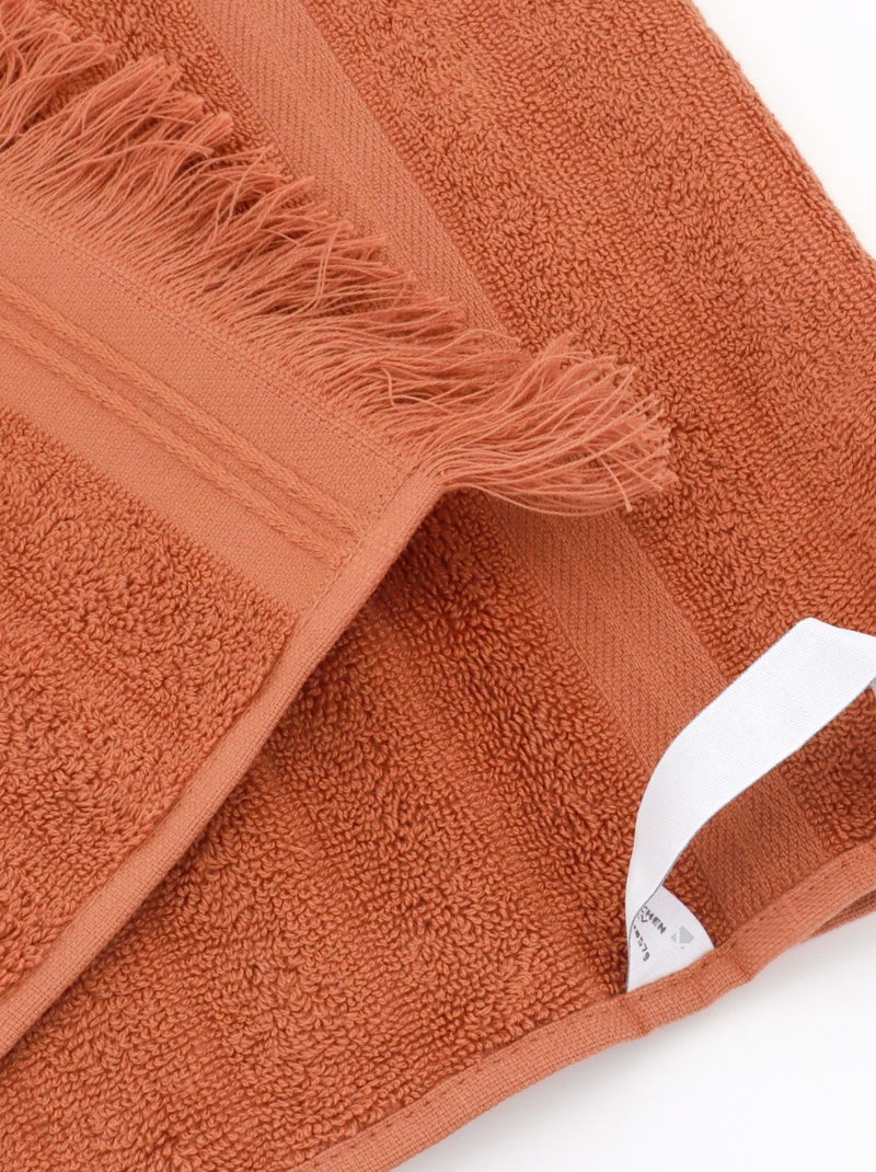 Drap de bain NATURAL STRIPES Jaune moutarde - Kiabi