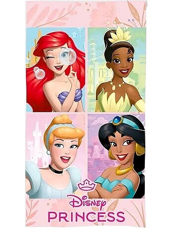 Drap de bain 'princesses' – disney 140 x 170 cm microfibre
