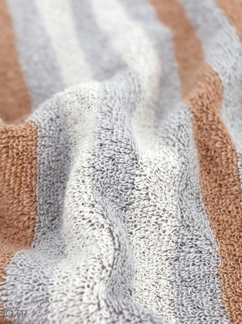 Drap de bain PURE STRIPES Beige - Kiabi