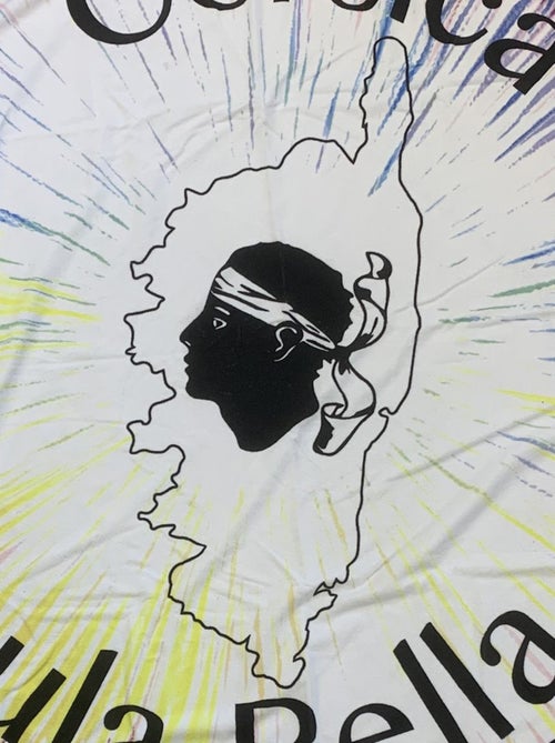 Drap de bain rond corse - Kiabi