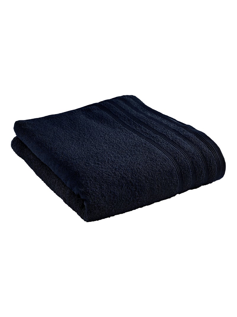 Drap de bain "Spa" 90 x 150 cm / 400 gr/m² - "Spa" Bleu Nuit - Drap de bain 90 x 150 cm Bleu - Kiabi