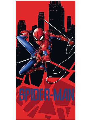 Drap de bain 'spider-man' – building coton – spiderman