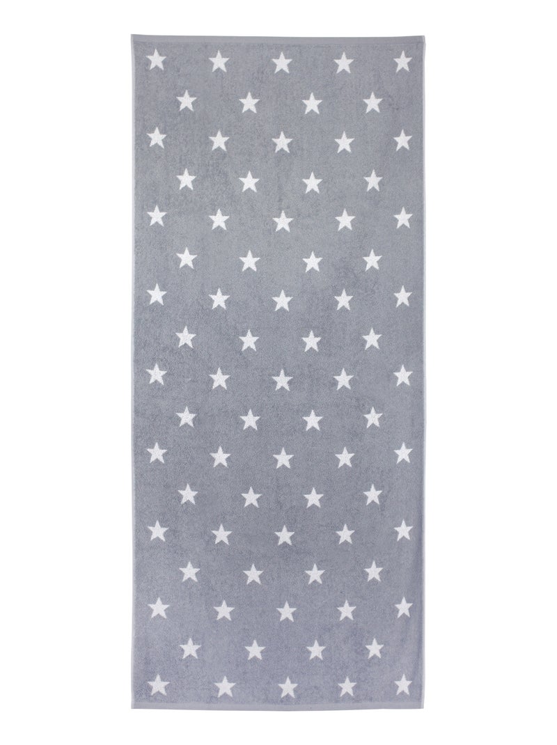 Drap de bain STARS Gris - Kiabi