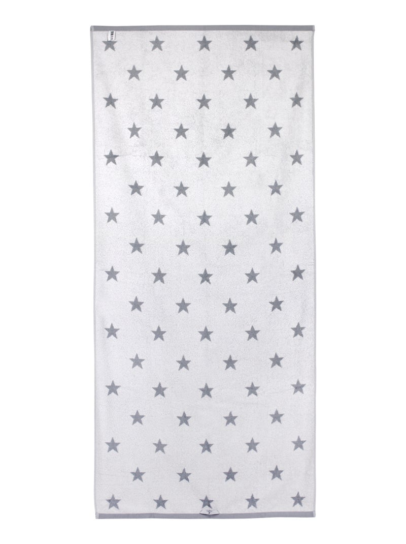 Drap de bain STARS Gris - Kiabi