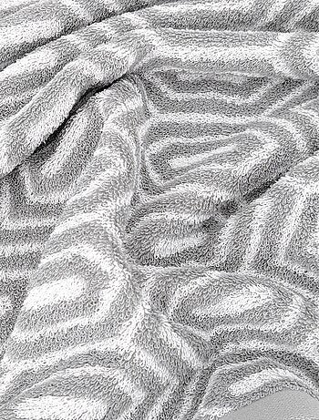 Drap de bain SYMETRIE coton Alvéoles