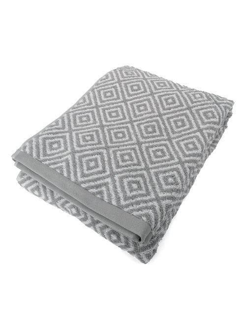 Drap de bain SYMETRIE coton Losanges - Kiabi