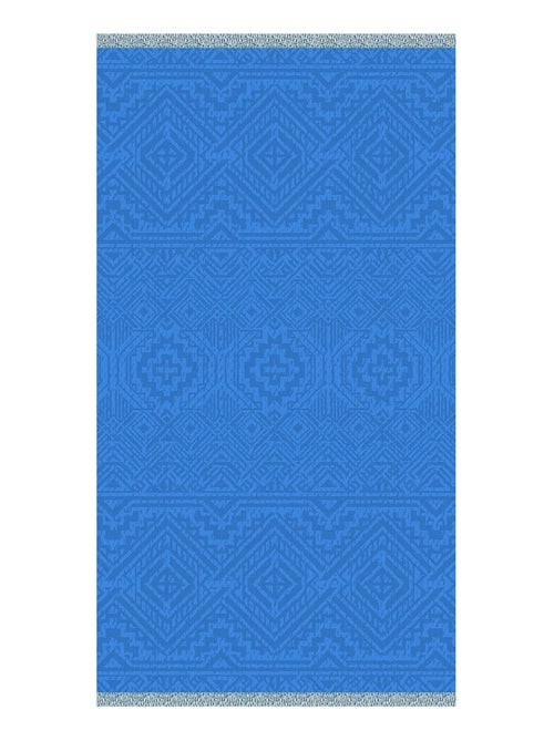 Drap de bain turquoise - Kiabi