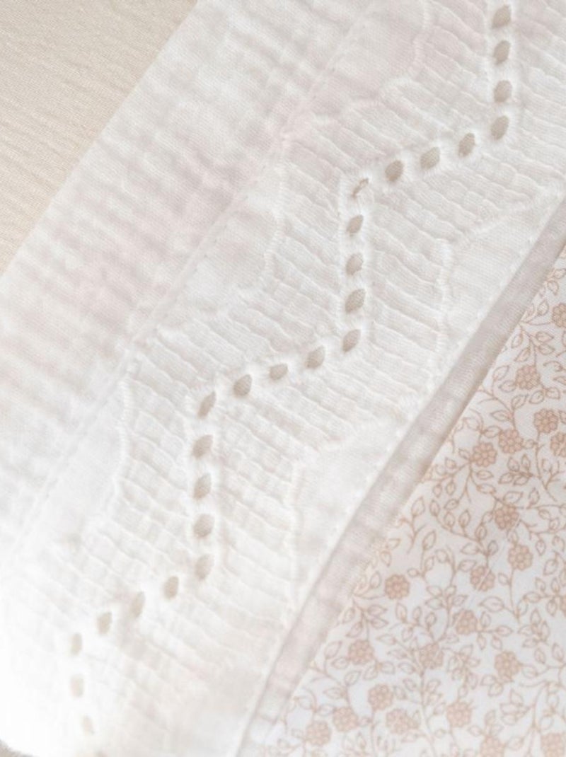 Drap de berceau Flower tuscany Rose - Kiabi